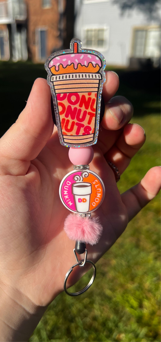 Dunkin Cup Keychain