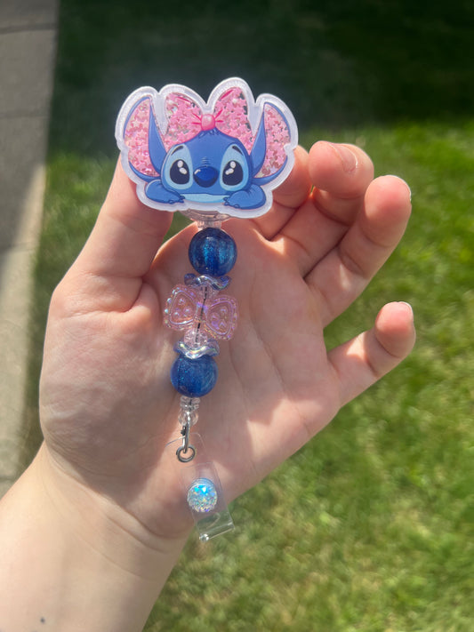 Bow Stitch Badge Reel